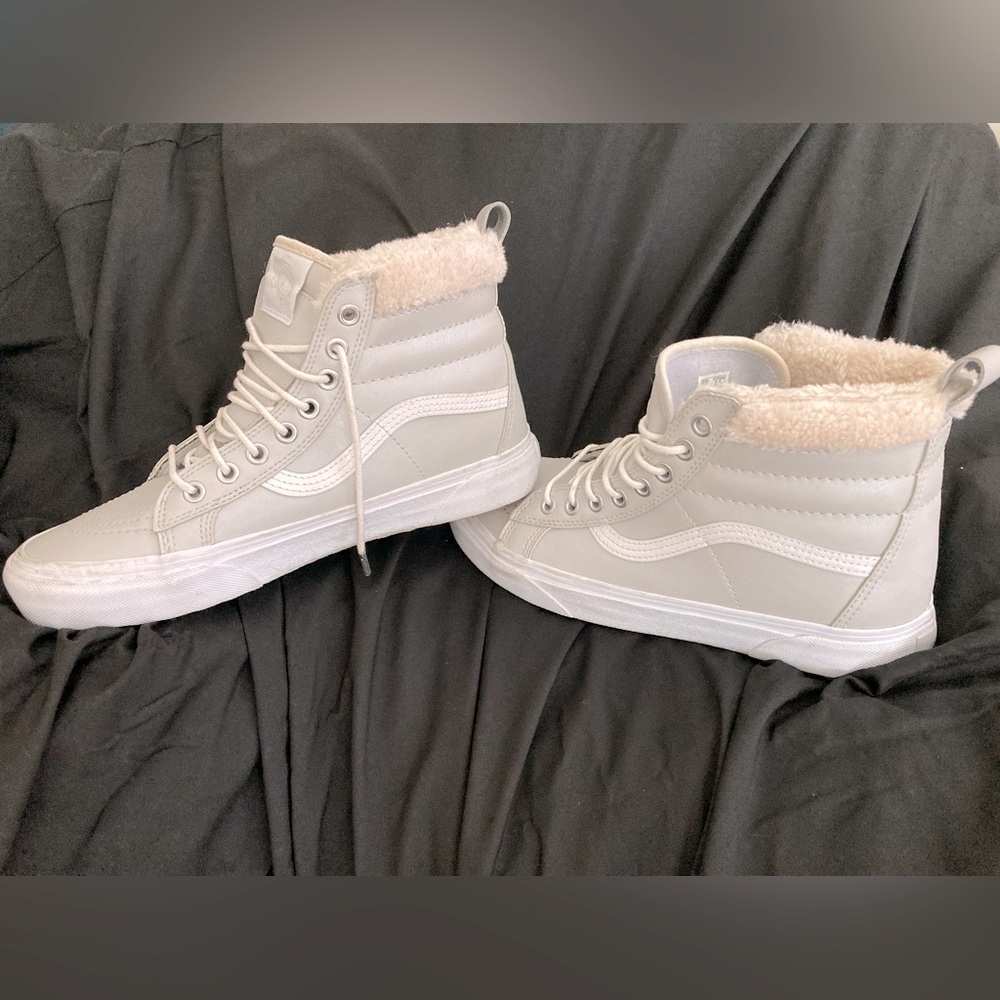 Vans MTE SK8 Hi Metallic Silver Boot